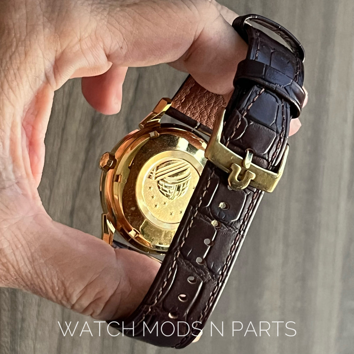 An Omega Constellation Pie Pan Black Dial