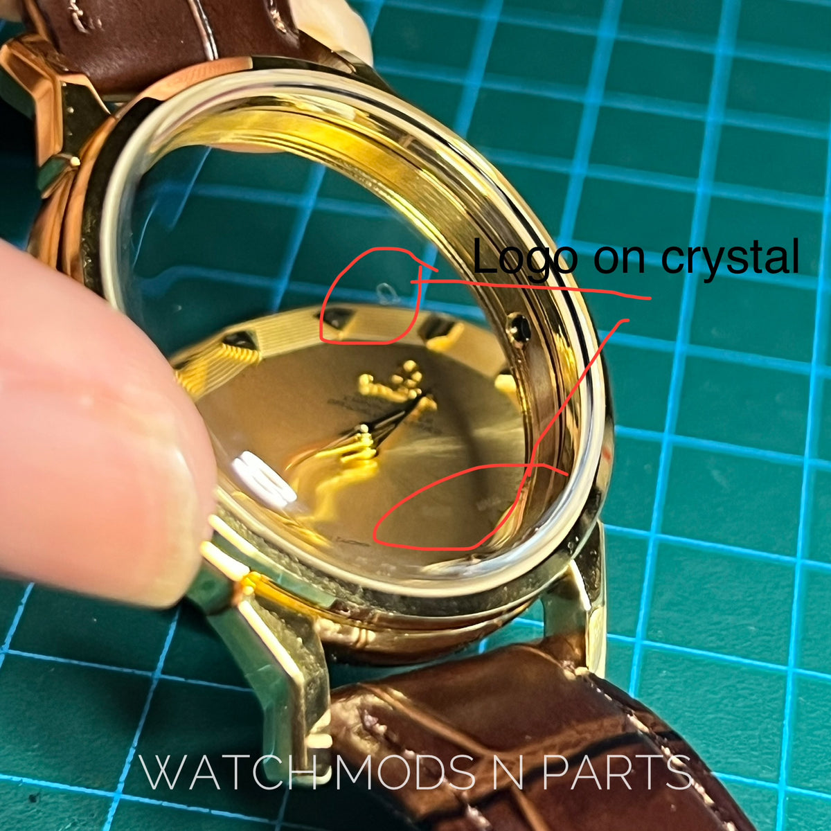 An Omega Constellation Pie Pan Gold dial