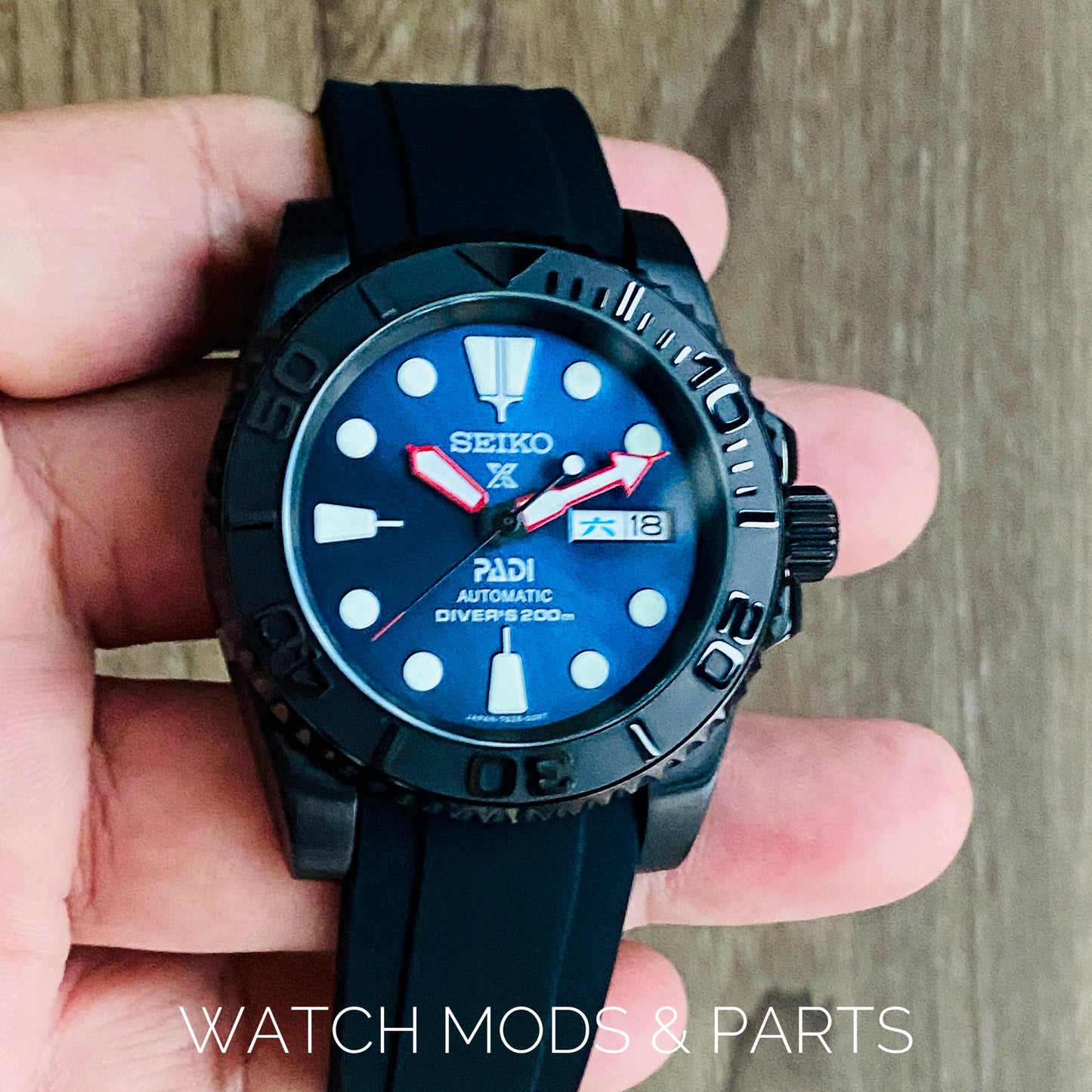 WMNP Exclusive Padi Yachtmaster Royal Blue Seiko 4R36A