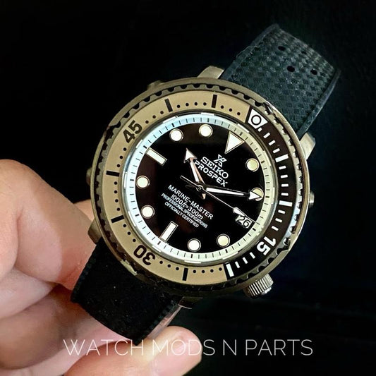 WMNP Seiko Mod Tuna style 43mm sub prospex dial with Seiko Movement 4r35b