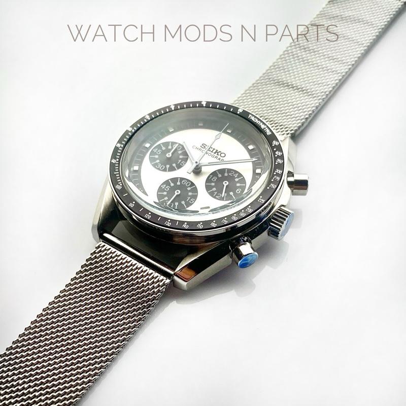 WMNP Seiko Mod Custom Chrono Classic Vintage Speedtimer Speed Master, with Seiko Cal VK63 Movement