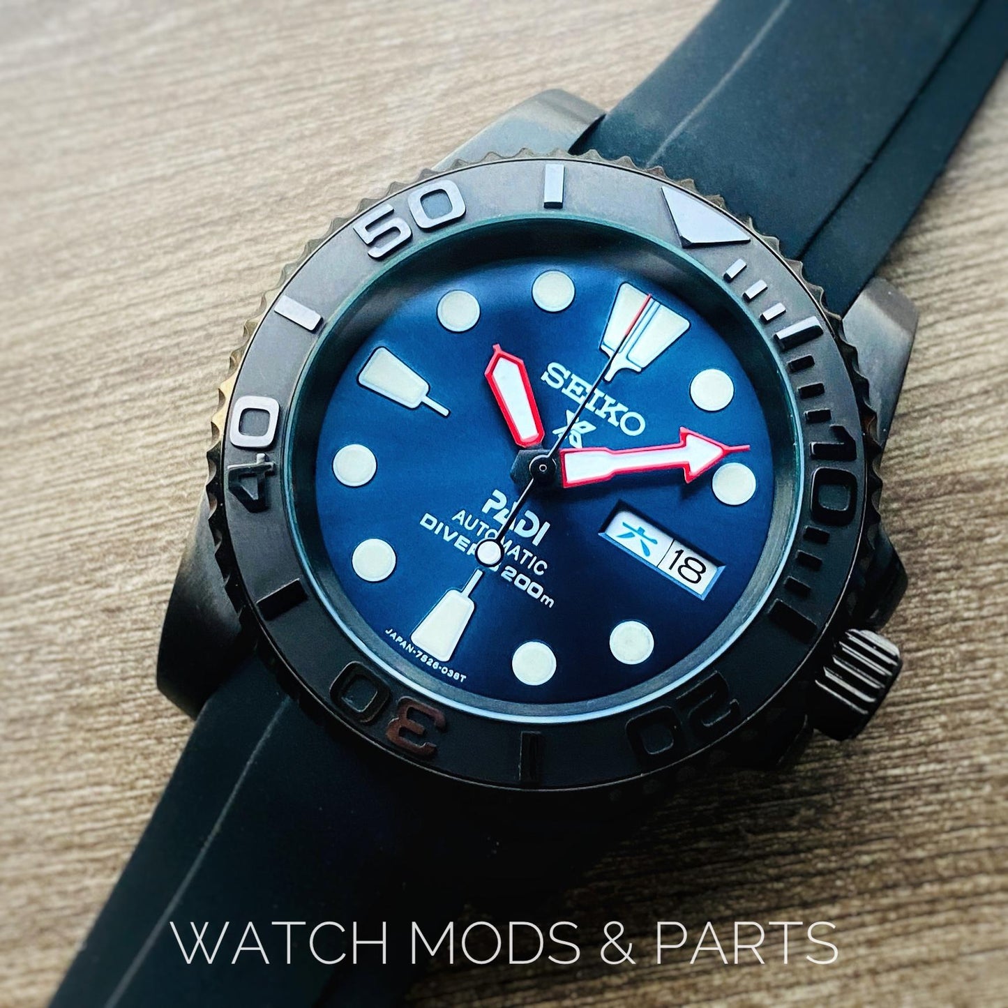 WMNP Exclusive Padi Yachtmaster Royal Blue Seiko 4R36A