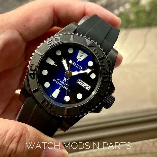 WMNP Exclusive Yachtmaster Blue Gradient Black Seiko Automatic NH36A