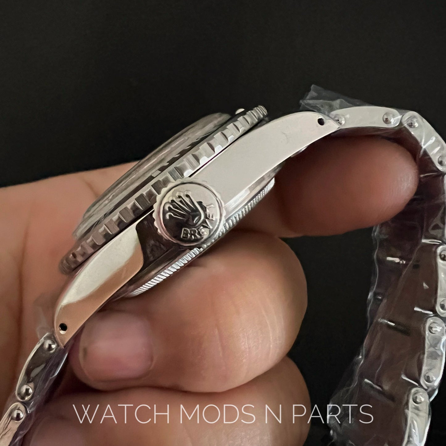 Custom Mod Vintage Rolex 6538 4 liner big brevet Crown