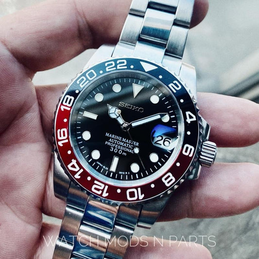 WMNP Seiko Mod Movement Seiko NH35 Coke GMT Bezel