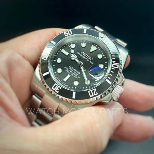 Seiko Mod Submariner Marine Master 4R35 Gold Rotor 40mm