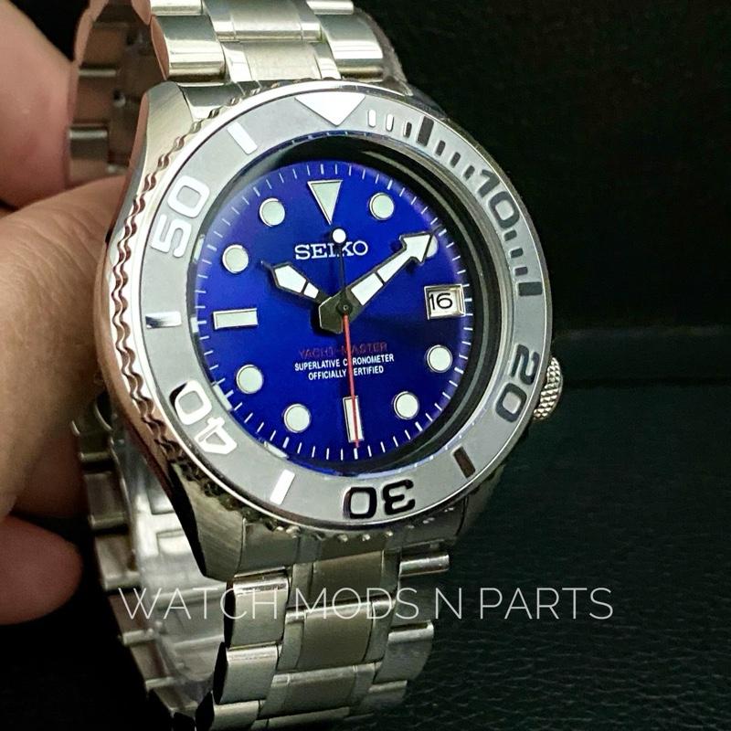 WMNP Seiko Mod Blue Yachtmaster Yacht Master with 42mm SKX body style