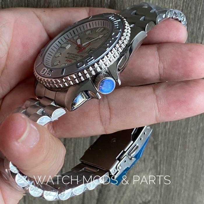 WMNP Seiko Mod Marine Master 300m Silver Mesin Seiko nh36a