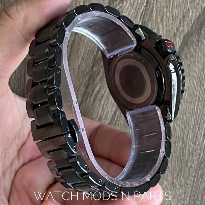 WMNP Seiko Mod Full lume GMT Chapter Ring and Bezel with GMT skx style 42mm Black Body Seiko Automatic Movement NH34