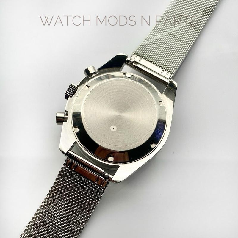 WMNP Seiko Mod Custom Chrono Classic Vintage Speedtimer Speed Master, with Seiko Cal VK63 Movement