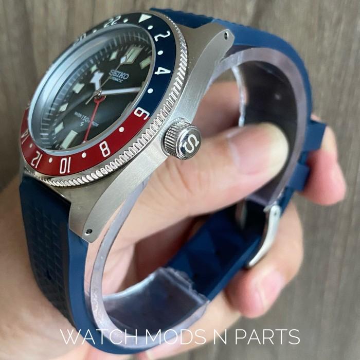 WMNP Seiko Mod TDR GMT Black Bay Homage 40mm Lume Bezel With Movement NH34 GMT