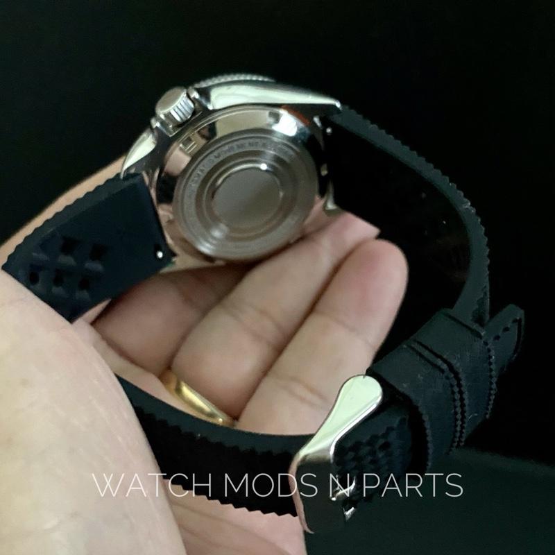 Seiko Skx013 mod 37mm Body Blue Padi dial Kanji Day with Seiko NH36 Movement