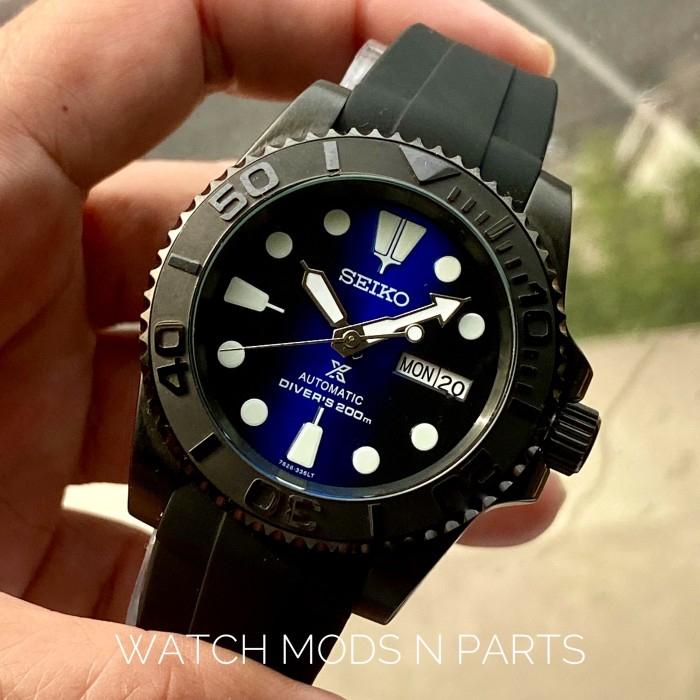 WMNP Exclusive Yachtmaster Blue Gradient Black Seiko Automatic NH36A