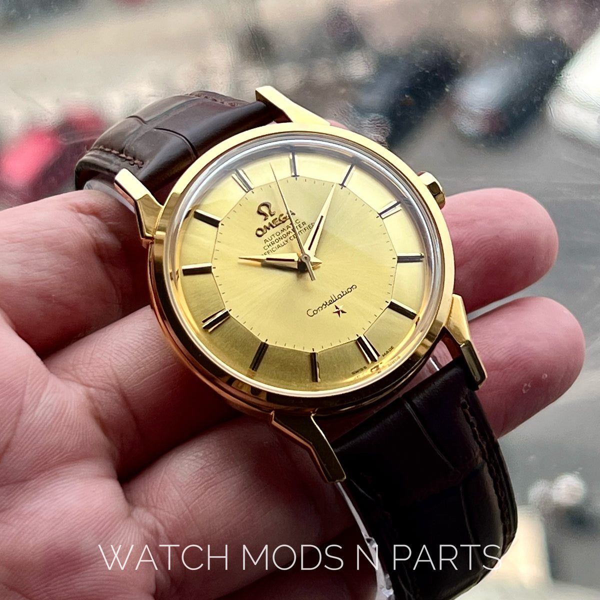 An Omega Constellation Pie Pan