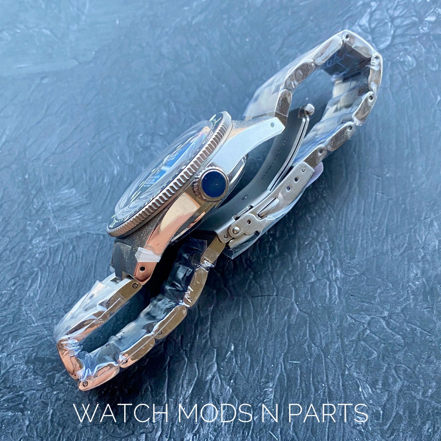 WMNP 62mas mod 41mm Marine Master Top Hat Double Dome Sapphire Crystal Blue AR with Seiko Cal nh35 Movement