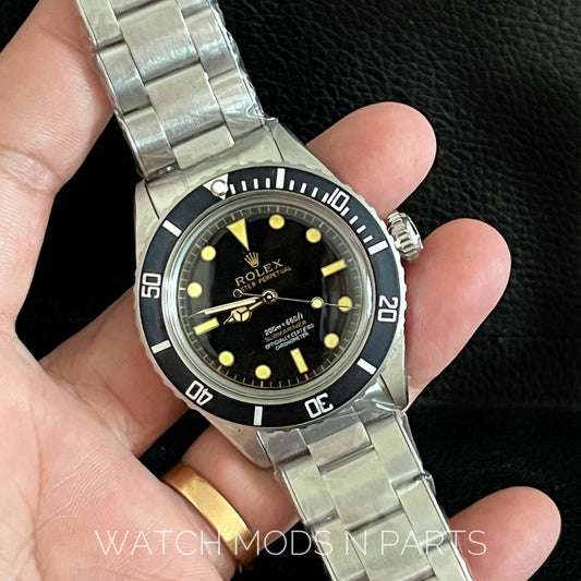 Custom Mod Vintage Rolex 6538 4 liner big brevet Crown