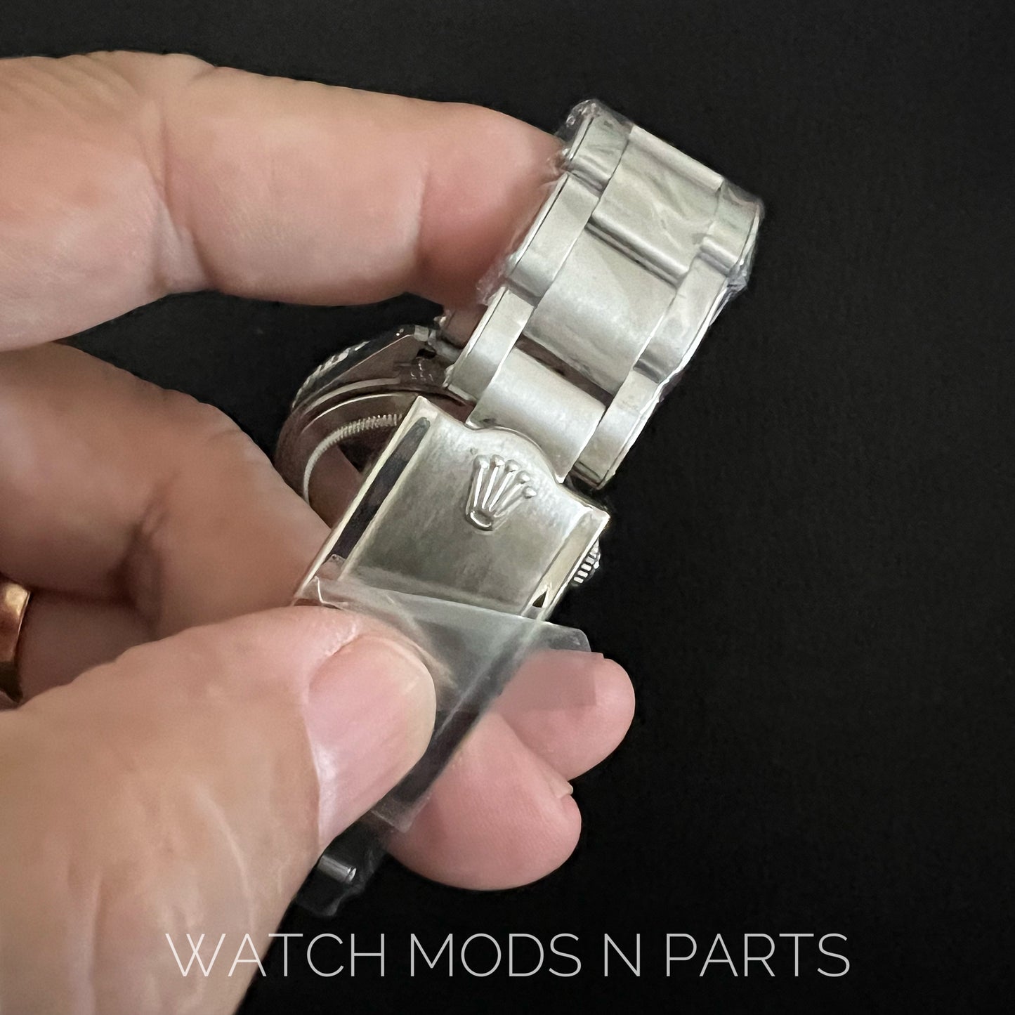 Custom Mod Vintage Rolex 6538 4 liner big brevet Crown