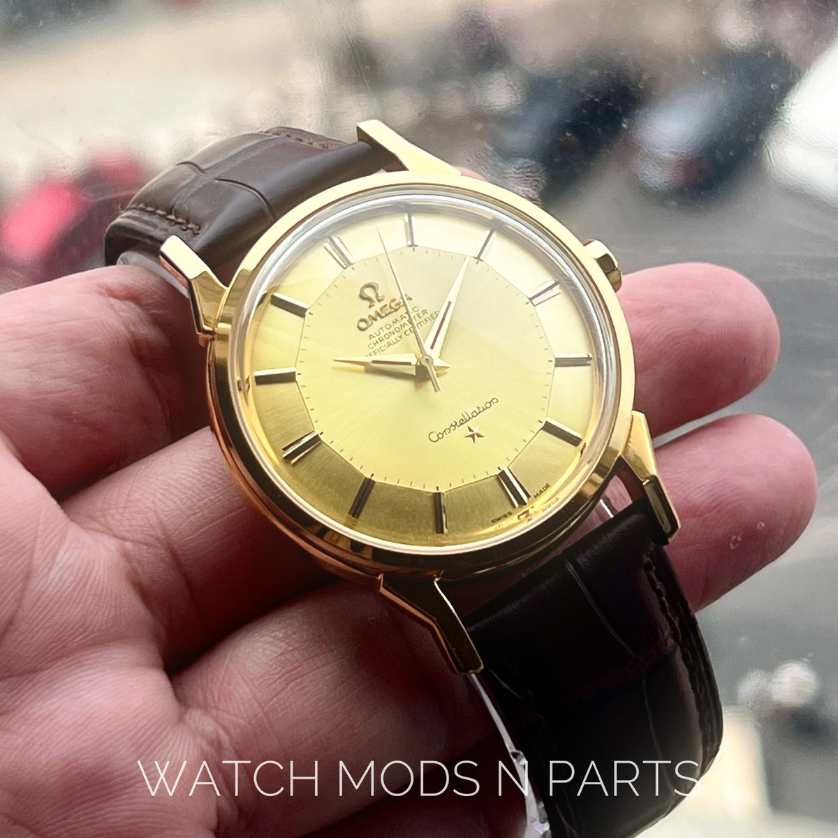 An Omega Constellation Pie Pan