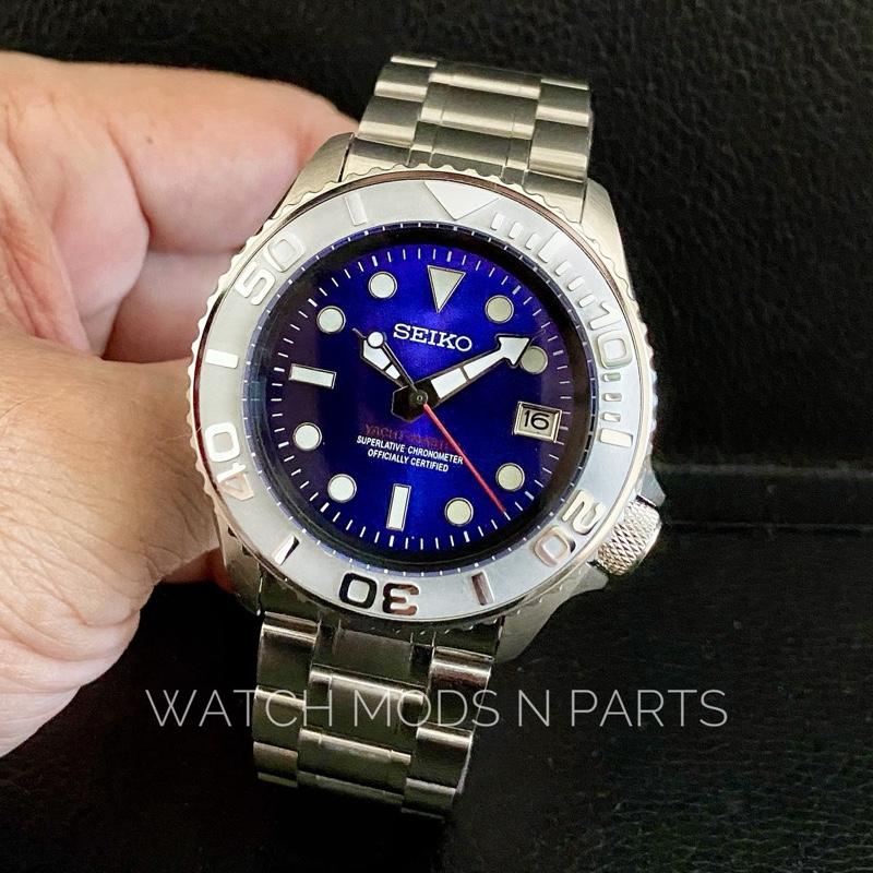 WMNP Seiko Mod Blue Yachtmaster Yacht Master with 42mm SKX body style
