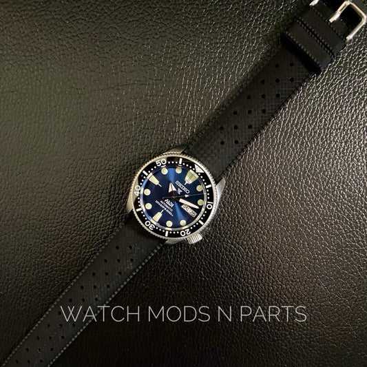 Seiko Skx013 mod 37mm Body Blue Padi dial Kanji Day with Seiko NH36 Movement