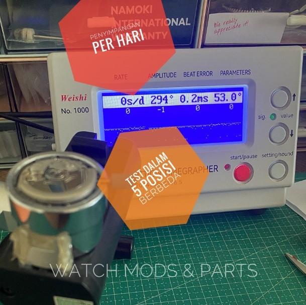 Seiko Mod Chrono Speedtimer Daytona VK63 Ice Blue Dial custom waffle strap Rubber Watch