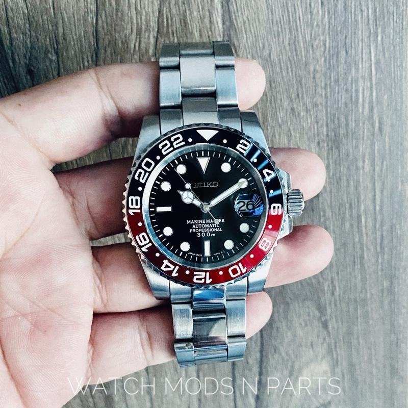 WMNP Seiko Mod Movement Seiko NH35 Coke GMT Bezel