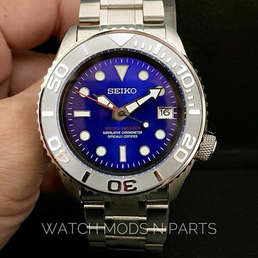 WMNP Seiko Mod Blue Yachtmaster Yacht Master with 42mm SKX body style