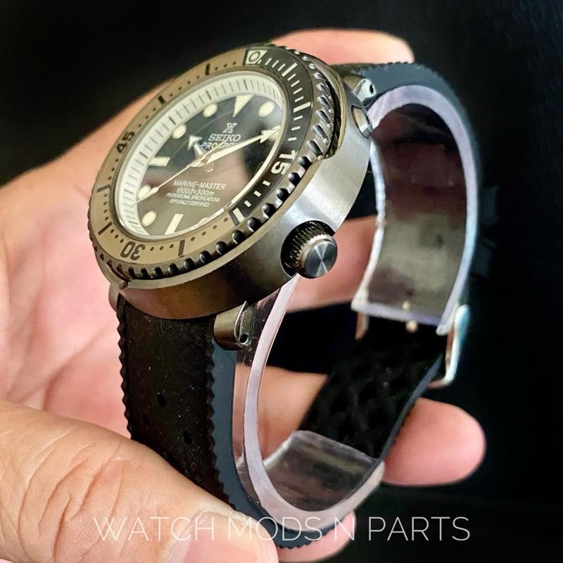 WMNP Seiko Mod Tuna style 43mm sub prospex dial with Seiko Movement 4r35b